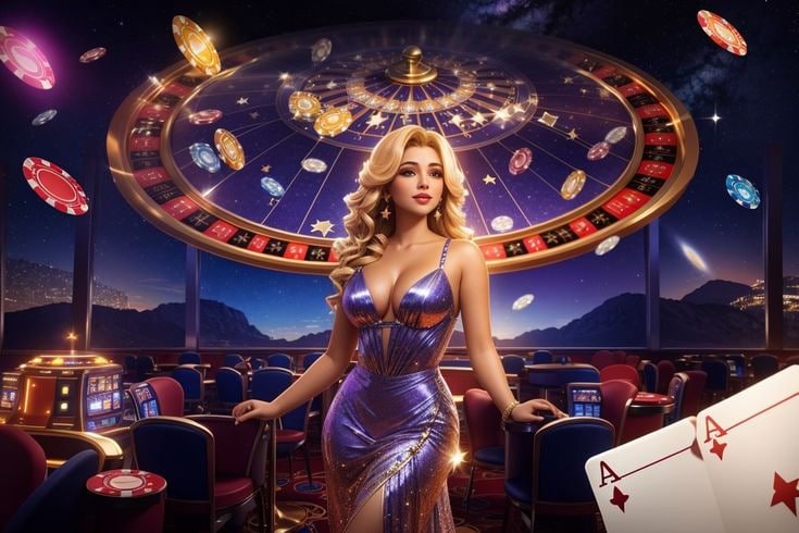 Character themed Lucky Rooster section within 555 casino entertainment pages